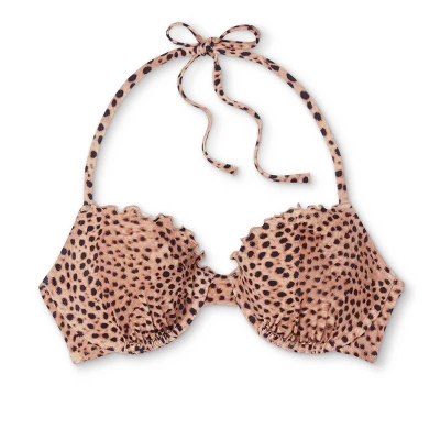 Women's Lightly Lined Ruffle Bikini Top - Shade & Shore™ 7 Women's Lightly Lined Ruffle Bikini Top - Shade & Shore™ - Image 5