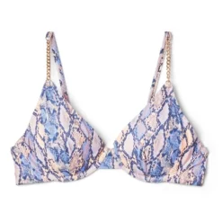 Women's Underwire Chain Strap Detail Bikini Top - Shade & Shore™ Blue Snake Print 13 Women's Underwire Chain Strap Detail Bikini Top - Shade & Shore™ Blue Snake Print -Shade & Shore GUEST 09c68cfd d3d1 4389 9284 eba694a60aa9
