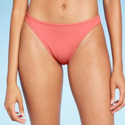 Women's High Leg Extra Cheeky Bikini Bottom - Shade & Shore™ Pink 7 Women's High Leg Extra Cheeky Bikini Bottom - Shade & Shore™ Pink - Image 5