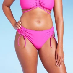 Women's Cinched Side-Tie Hipster Bikini Bottom - Shade & Shore™ Pink 11 Women's Cinched Side-Tie Hipster Bikini Bottom - Shade & Shore™ Pink -Shade & Shore GUEST 11f823d9 ae51 4a34 b49c 3c988781dd1e