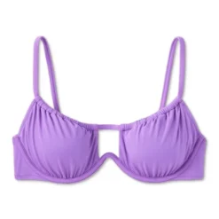 Women's Tunneled Neckline Underwire Bikini Top - Shade & Shore™ Purple -Shade & Shore GUEST 1f67e532 4ed5 445b ab58 64d7fe8c1c33