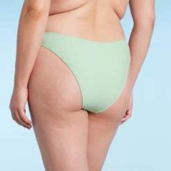 Women's High Leg Extra Cheeky Bikini Bottom - Shade & Shore™ Green -Shade & Shore GUEST 21a120c7 cd03 4782 a463 3847f66ab611