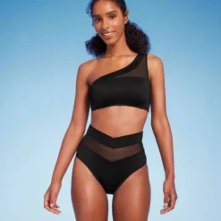 Women's Mesh High Waist Bikini Bottom - Shade & Shore™ Black 8 Women's Mesh High Waist Bikini Bottom - Shade & Shore™ Black -Shade & Shore GUEST 252246dd 5202 4129 8768 df8a4101d3d6