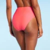 Women's High Waist Cheeky Bikini Bottom - Shade & Shore™ Pink -Shade & Shore GUEST 2dab8863 2f65 40f9 a568 780f1f4b23d3