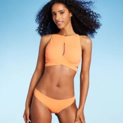 Women's High Neck Cut Out Underwire Bikini Top - Shade & Shore™ Orange 15 Women's High Neck Cut Out Underwire Bikini Top - Shade & Shore™ Orange -Shade & Shore GUEST 2e1db8cf 80c8 4a0e bc73 6e18417eba0f
