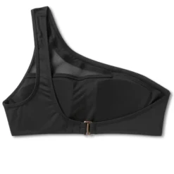 Women's One Shoulder Mesh Bikini Top - Shade & Shore™ Black -Shade & Shore GUEST 2f474679 b067 4ab2 bcbc eaeb8bea6150