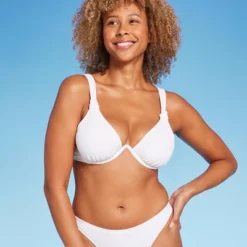 Women's Knot Detail Continuous Underwire Bikini Top - Shade & Shore™ -Shade & Shore GUEST 37168ff7 492f 4e49 9000 b256d1de978c