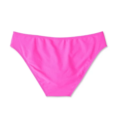 Women's Cinched Side-Tie Hipster Bikini Bottom - Shade & Shore™ Pink 8 Women's Cinched Side-Tie Hipster Bikini Bottom - Shade & Shore™ Pink - Image 6