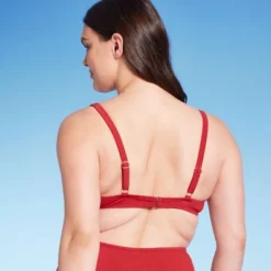 Women's Retro Ribbed Underwire Bikini Top - Shade & Shore™ -Shade & Shore GUEST 39d37c71 cd33 4b97 a751 e3a8f543246f