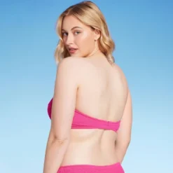 Women's Pucker Textured Light Lift Bandeau Bikini Top - Shade & Shore™ -Shade & Shore GUEST 3be923d7 3ab9 4050 9124 ab1b3978c734