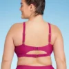 Women's High Neck Keyhole Braided Strap Bikini Top - Shade & Shore™ Purple -Shade & Shore GUEST 3c081d63 a5ad 4d25 bbf8 626c758ba557