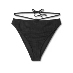 Women's Strappy Ribbed High Waist Extra High Leg Extra Cheeky Bikini Bottom - Shade & Shore™ -Shade & Shore GUEST 3c21d9c7 2209 49d5 8b64 95e7489155fa