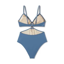 Women's Cut Out Bead Detail One Piece Swimsuit - Shade & Shore™ Blue 12 Women's Cut Out Bead Detail One Piece Swimsuit - Shade & Shore™ Blue -Shade & Shore GUEST 3f2cbdb3 4381 4368 b261 ad1f05bbf369