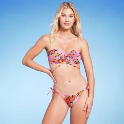 Women's Tunneled Side-Tie Cheeky Bikini Bottom - Shade & Shore™ 11 Women's Tunneled Side-Tie Cheeky Bikini Bottom - Shade & Shore™ -Shade & Shore GUEST 43a0796c 317c 4a7c b70f a4f7a55f959a