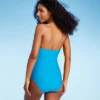 Women's Bandeau One Piece Swimsuit - Shade & Shore™ Blue