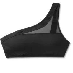 Women's One Shoulder Mesh Bikini Top - Shade & Shore™ Black -Shade & Shore GUEST 54461bc6 9118 4439 ae23 305ec8059b00