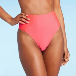 Women's High Waist Cheeky Bikini Bottom - Shade & Shore™ Pink 15 Women's High Waist Cheeky Bikini Bottom - Shade & Shore™ Pink -Shade & Shore GUEST 56b19457 d617 4a44 b70d abe3ec801c21