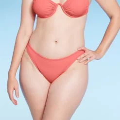 Women's High Leg Extra Cheeky Bikini Bottom - Shade & Shore™ Pink 9 Women's High Leg Extra Cheeky Bikini Bottom - Shade & Shore™ Pink -Shade & Shore GUEST 5b5e702a 1e39 4825 8337 c23bf7e5f423