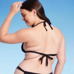 Women's Double Tunnel Triangle Halter Bikini Top - Shade & Shore™ -Shade & Shore GUEST 5df0b871 b81e 4c50 9658 d49d854e680c