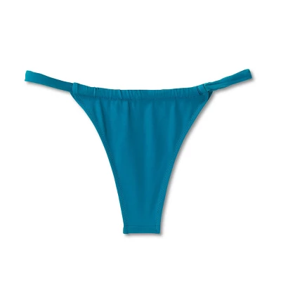Women's Tunneled Ultra High Leg Bikini Bottom - Shade & Shore™ Teal Blue 7 Women's Tunneled Ultra High Leg Bikini Bottom - Shade & Shore™ Teal Blue - Image 5
