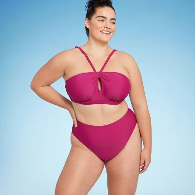 Women's Mid-Rise Hipster Bikini Bottom - Shade & Shore™ Berry Purple 4 Women's Mid-Rise Hipster Bikini Bottom - Shade & Shore™ Berry Purple - Image 2