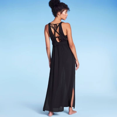 Women's Plunge Cover Up Maxi Dress - Shade & Shore™ 3 Women's Plunge Cover Up Maxi Dress - Shade & Shore™