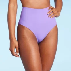 Women's High Waist Bikini Bottom - Shade & Shore™ Purple -Shade & Shore GUEST 65284329 1844 4103 873a 641b9ae2bc96