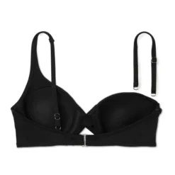 Women's Lightly Lined Twist-Front One Shoulder Bikini Top - Shade & Shore™ Black -Shade & Shore GUEST 688e9f35 ed5e 4d6d a17c a348a0dc8335