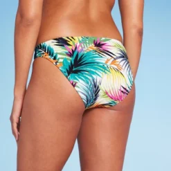 Women's Low-Rise Cheeky Bikini Bottom - Shade & Shore™ Multi Tropical Print -Shade & Shore GUEST 745774af 4ae4 45cd 9791 685f4e17265a