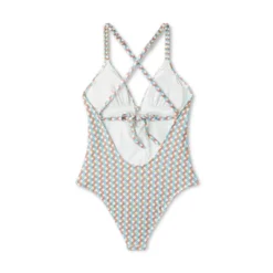 Women's Plunge Front High Leg One Piece Swimsuit - Shade & Shore™ Multi Geo Print -Shade & Shore GUEST 780741b2 d1d8 4da9 8674 f8753a17884c