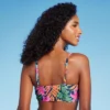 Women's Tie-Front Longline Bikini Top - Shade & Shore™ Multi Tropical Floral Print -Shade & Shore GUEST 8203e1da bf9e 4b8d be55 77c611734e83