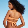 Women's High Neck Cut Out Underwire Bikini Top - Shade & Shore™ Orange -Shade & Shore GUEST 87403fc5 021f 4308 b083 5dc286d59e89
