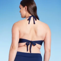 Women's Triangle Bralette Faux Wrap Halter Bikini Top - Shade & Shore™ -Shade & Shore GUEST 8a478d21 d72e 44b9 9013 1d5846dae11d