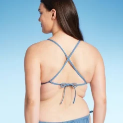 Women's Triangle Ribbed Bikini Top - Shade & Shore™ -Shade & Shore GUEST 8db34fac 2a79 4685 bcdb 83fe16052310