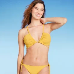 Women's Strappy Ring Detail Bikini Top - Shade & Shore™ Yellow 15 Women's Strappy Ring Detail Bikini Top - Shade & Shore™ Yellow -Shade & Shore GUEST 96c02b6b be9f 426e 87eb 755a89e4890c