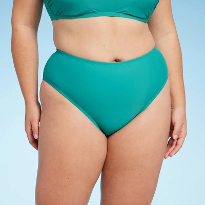 Women's Hipster Bikini Bottom - Shade & Shore™ Teal Green 5 Women's Hipster Bikini Bottom - Shade & Shore™ Teal Green - Image 3