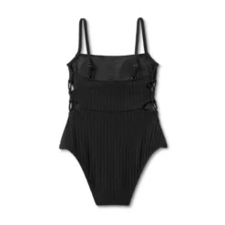 Women's Square Neck Strappy Side Ribbed One Piece Swimsuit - Shade & Shore™ 12 Women's Square Neck Strappy Side Ribbed One Piece Swimsuit - Shade & Shore™ -Shade & Shore GUEST a3288cd2 4dbe 416e aa4e 285846ae39f8
