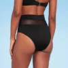 Women's Mesh High Waist Bikini Bottom - Shade & Shore™ Black -Shade & Shore GUEST ad1af888 5ccc 4f19 9f79 520ba5f09d7c