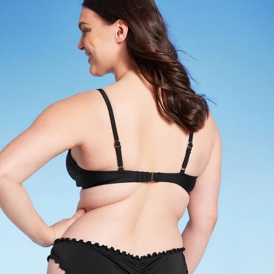 Women's Triangle Surplice Bralette Bikini Top - Shade & Shore™ 6 Women's Triangle Surplice Bralette Bikini Top - Shade & Shore™ - Image 4