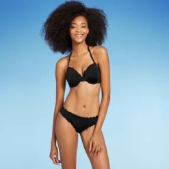 Women's Ruffle Extra Cheeky Bikini Bottom - Shade & Shore™ Black -Shade & Shore GUEST b3d436a1 2c50 4d16 aa4b 570224ad0276