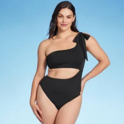 Women's One Shoulder Bow Cut Out One Piece Swimsuit - Shade & Shore™ 16 Women's One Shoulder Bow Cut Out One Piece Swimsuit - Shade & Shore™ -Shade & Shore GUEST b4d92e39 bce3 4262 99fe 5b5366eb1f2e