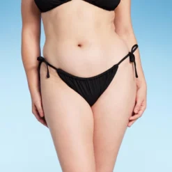 Women's Ribbed High Leg Side-Tie Bikini Bottom - Shade & Shore™ -Shade & Shore GUEST bacea10a c9ec 40d9 bda5 97a3f2bc85d3