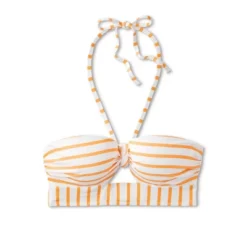 Women's Lightly Lined Tunneled Front Keyhole Bikini Top - Shade & Shore™ Orange -Shade & Shore GUEST bcaeb77c 1b3d 4265 995f e86b17c316c4