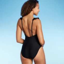 Women's Ruffle Plunge One Piece Swimsuit - Shade & Shore™ 9 Women's Ruffle Plunge One Piece Swimsuit - Shade & Shore™ -Shade & Shore GUEST c4c6f165 8acc 4216 bd61 4d0184788fd3