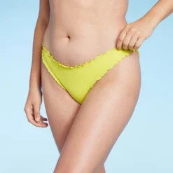 Women's Ruffle High Leg Extra Cheeky Bikini Bottom - Shade & Shore™ -Shade & Shore GUEST c4f72226 8bbd 4014 95df a0786f09cb41