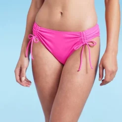 Women's Cinched Side-Tie Hipster Bikini Bottom - Shade & Shore™ Pink 15 Women's Cinched Side-Tie Hipster Bikini Bottom - Shade & Shore™ Pink -Shade & Shore GUEST ccb25f98 4d86 43c2 a81c d4ac6ce8089e