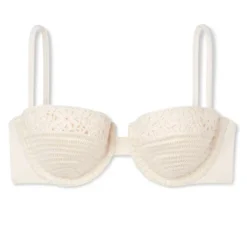 Women's Crochet Underwire Bikini Top - Shade & Shore™ Off-White -Shade & Shore GUEST ceecb8ba 3ec2 435b 8b9f 13d7683fdbfa