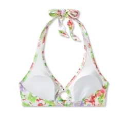 Women's Halter Center Front Ring Bralette Bikini Top - Shade & Shore™ Multi Floral Print -Shade & Shore GUEST d3c3d890 0f8a 4c04 b3d5 7b2b0255a212