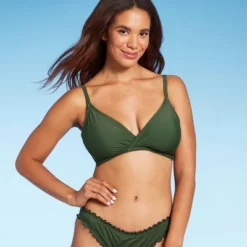 Women's Triangle Surplice Bralette Bikini Top - Shade & Shore™ 16 Women's Triangle Surplice Bralette Bikini Top - Shade & Shore™ -Shade & Shore GUEST d551de17 fbaa 4fab ad61 f4ae4b22be38