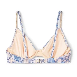 Women's Underwire Chain Strap Detail Bikini Top - Shade & Shore™ Blue Snake Print 14 Women's Underwire Chain Strap Detail Bikini Top - Shade & Shore™ Blue Snake Print -Shade & Shore GUEST d561598f 015f 4f2b 98dd cdf5c3b3d3d2